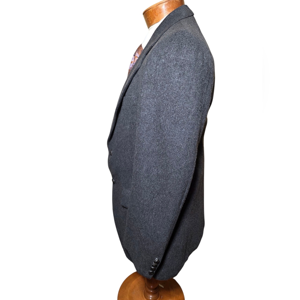 Kuppenheimer Blazer Cashmere Lambs Wool 38R Gray Mens B30 - Picture 4 of 16